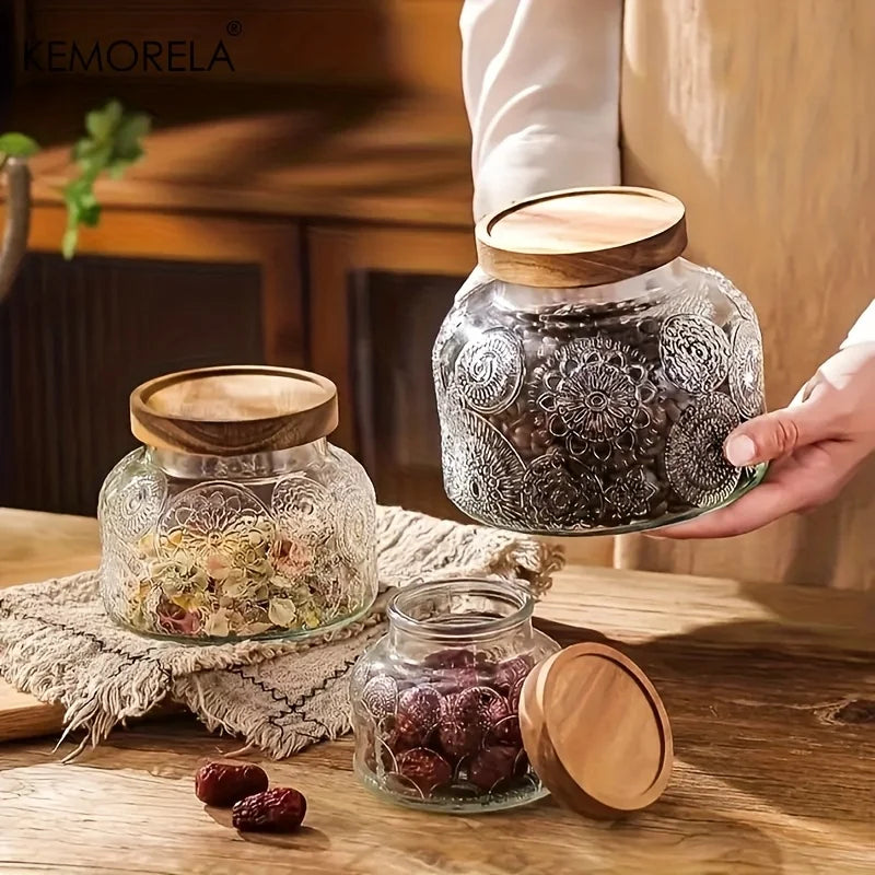 Embossed Pantry Jar