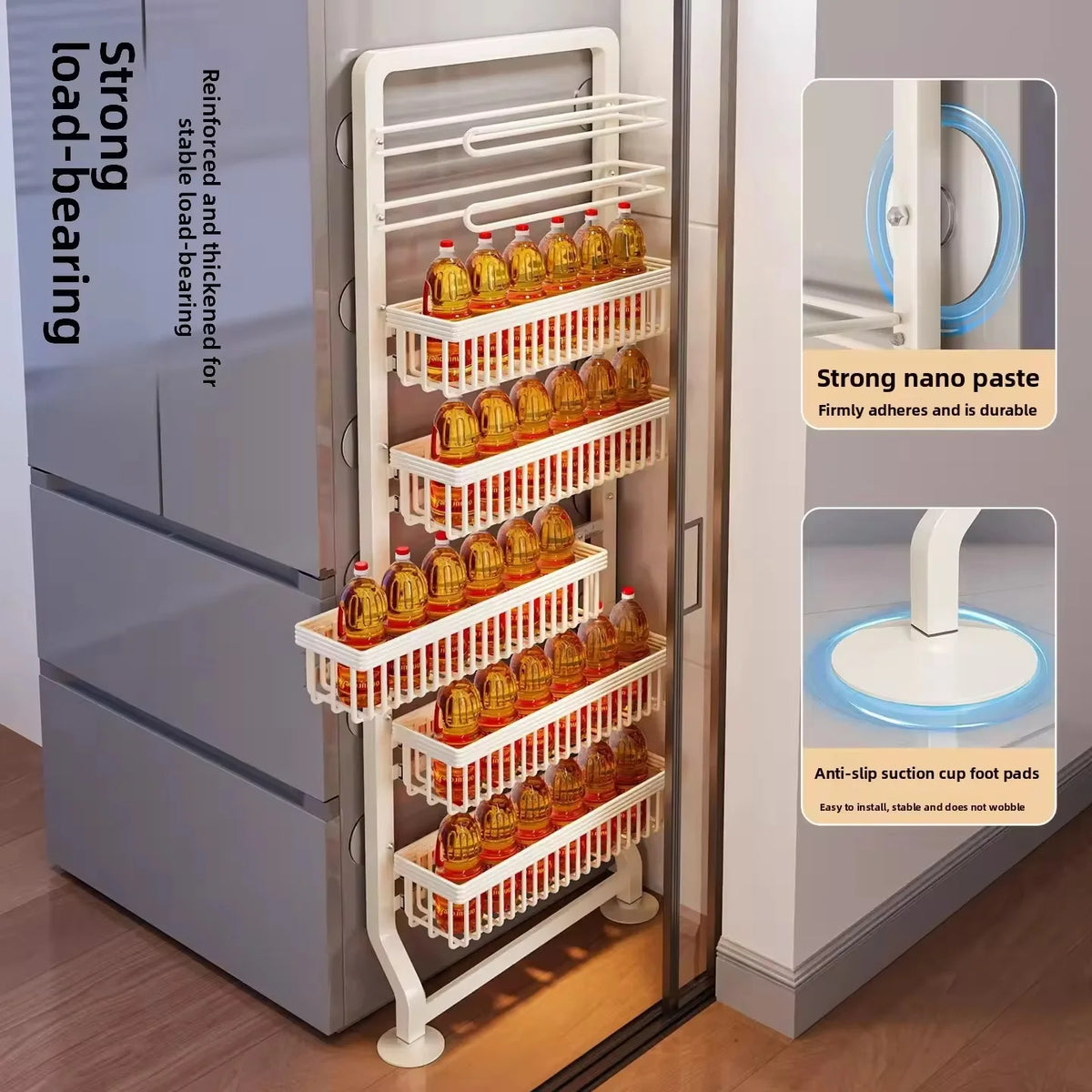 Fridge Gap Storage Rack