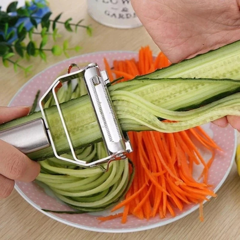 Dual-Blade Vegetable Peeler & Slicer