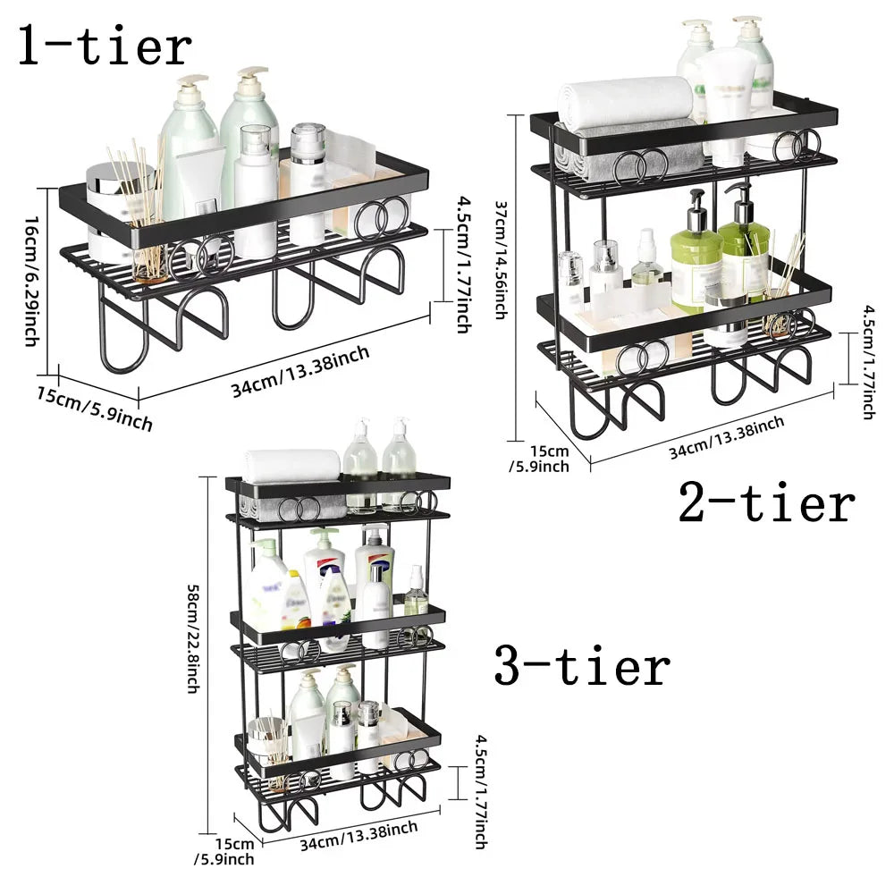 Over-Toilet Storage Shelf & Toilet Paper Holder