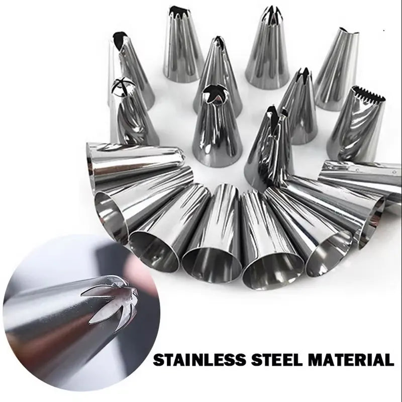 Silicone Pastry Bag & Nozzle Set