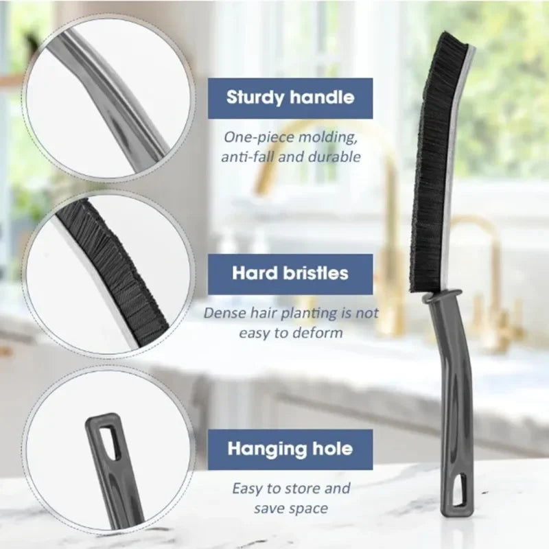 Tile Crevice Cleaning Brush Set