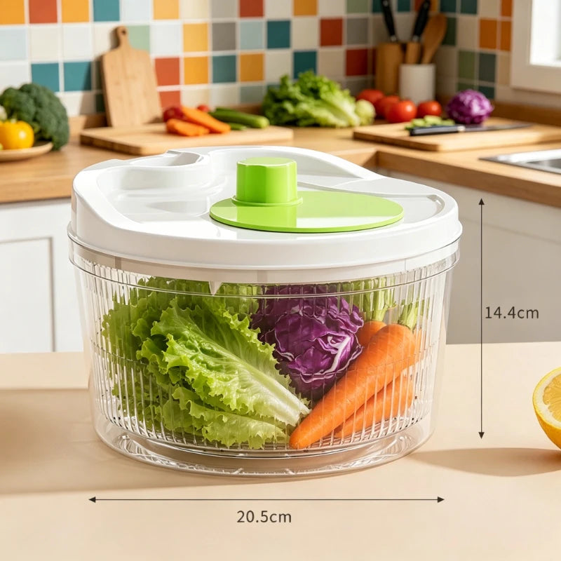 Pull-Handle Salad Spinner