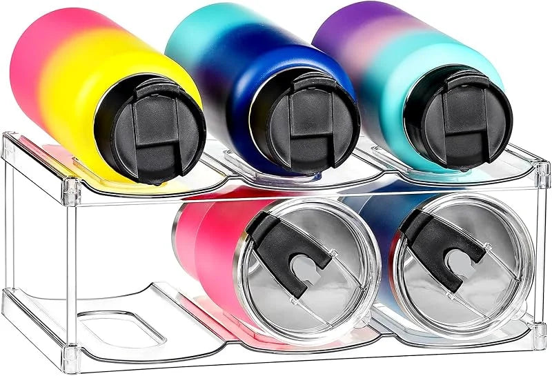 Stackable Water Bottle Storage Rack