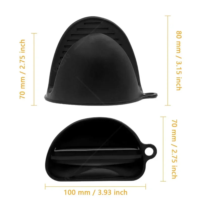 Silicone Oven Mitts (2 pcs)