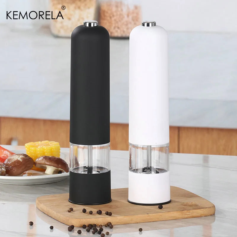 One-Touch Electric Pepper & Salt Grinder with LED Light (2 Colors)