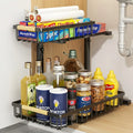 Height-Adjustable Under Sink Storage Organizer