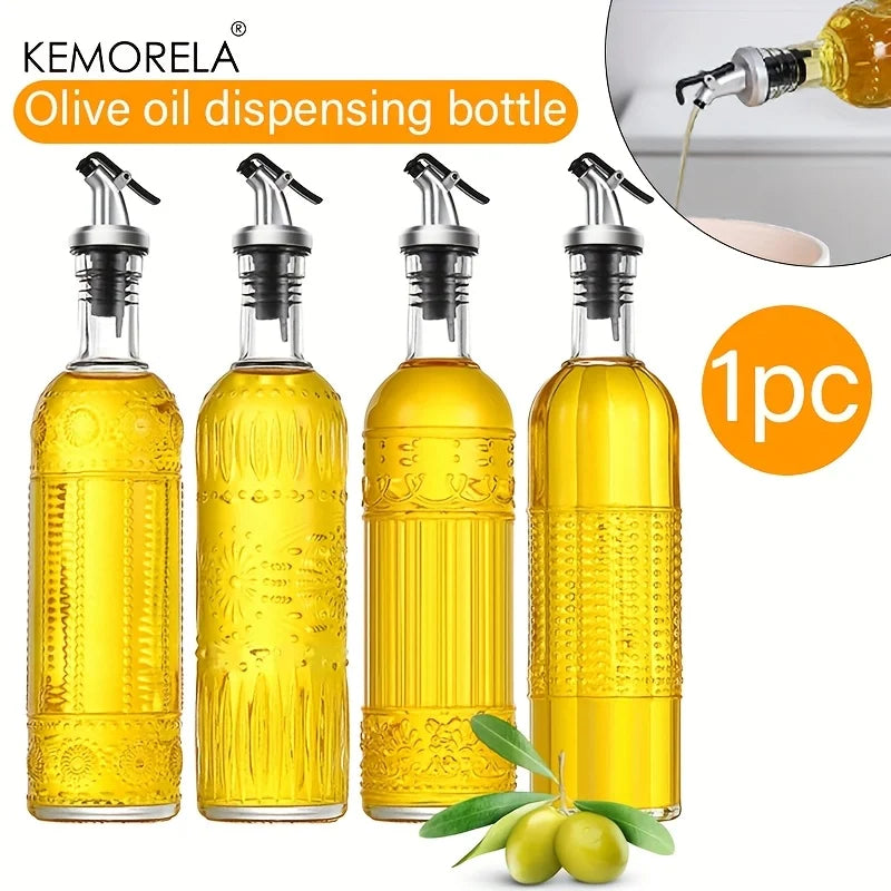 Embossed Olive Oil Bottle