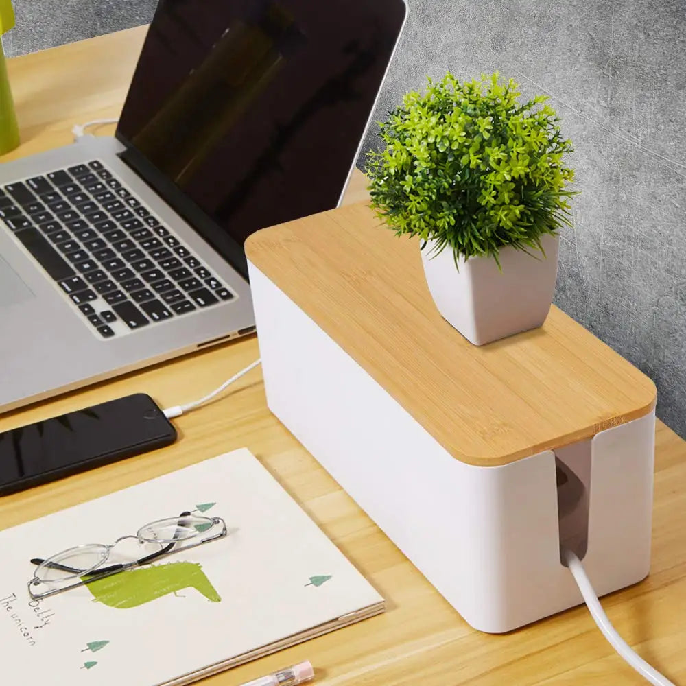 Bamboo Cable Box