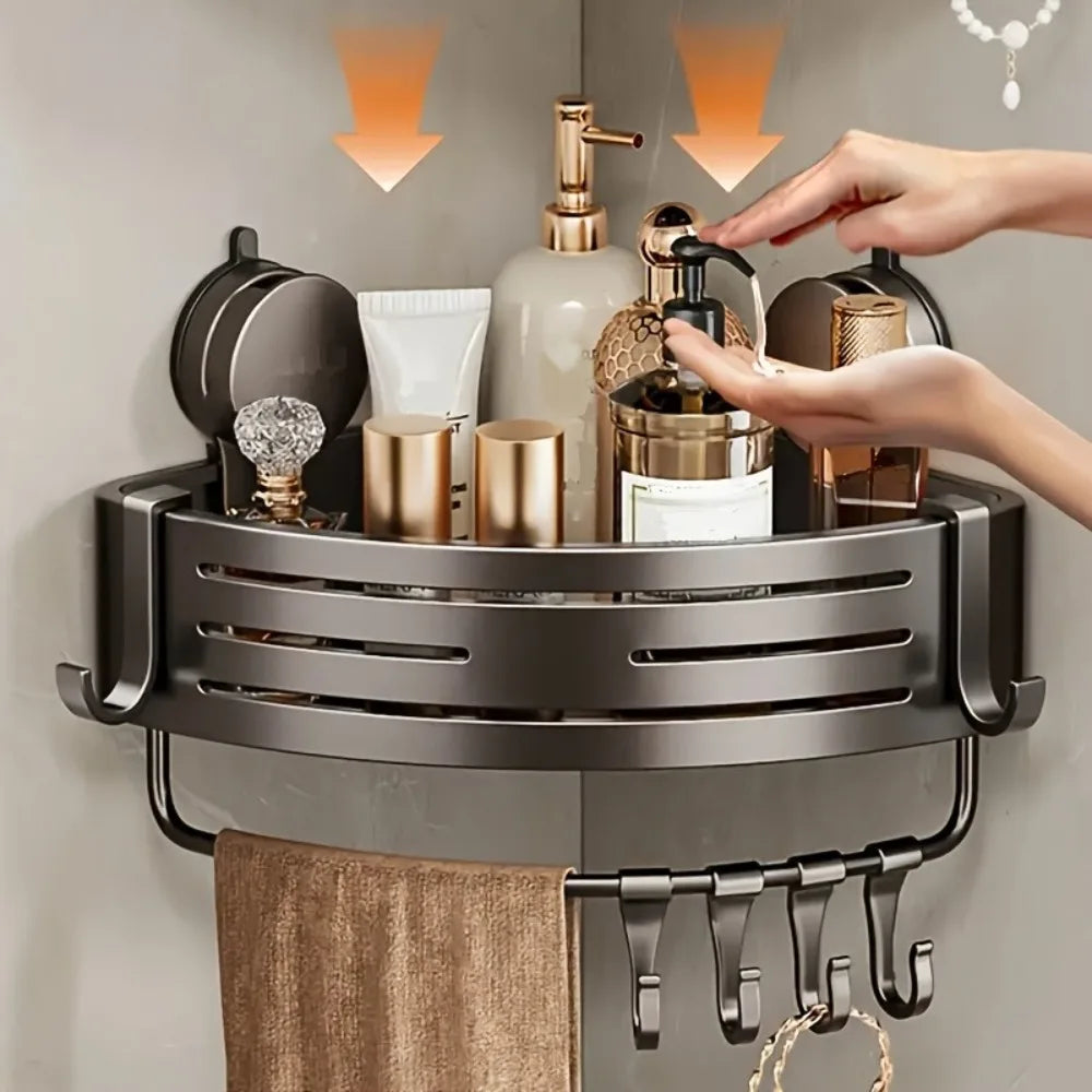 Suction Corner Shelf
