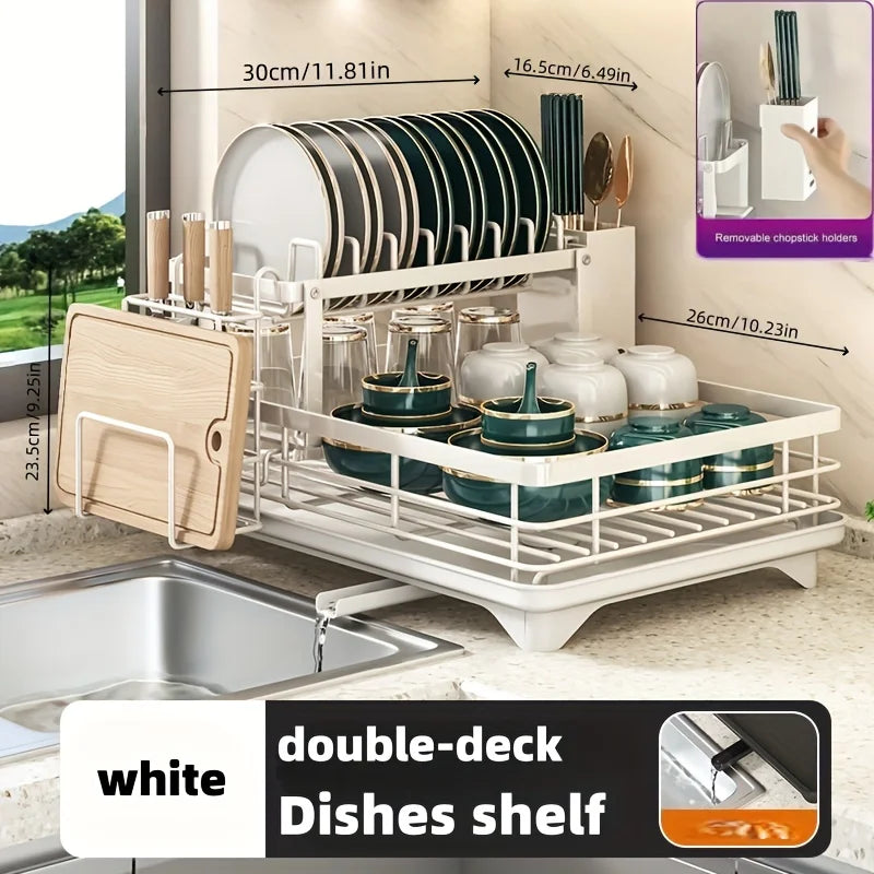 Black Dish Drying Rack