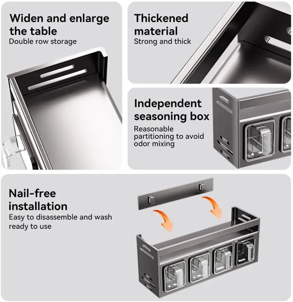 Over-Stove Spice Rack