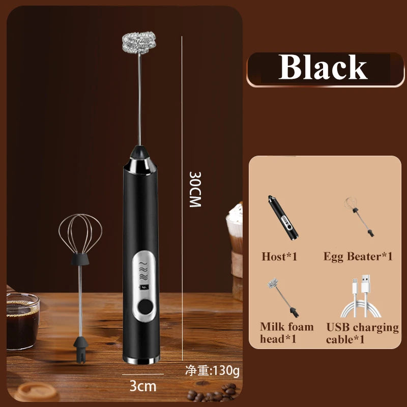 USB Rechargeable Electric Milk Frother
