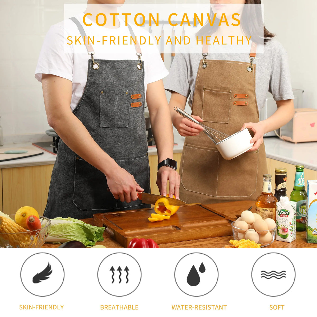 Canvas Kitchen & Work Apron