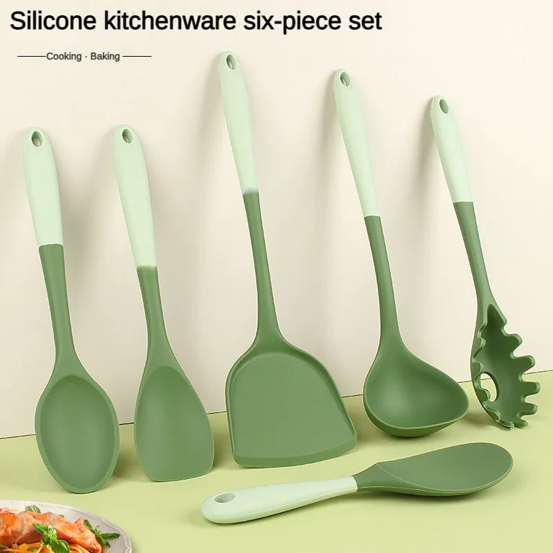 6-Piece Silicone Kitchen Utensil Set