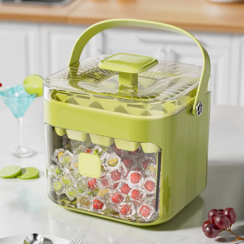 Double-Layer Ice Cube Mold & Bucket