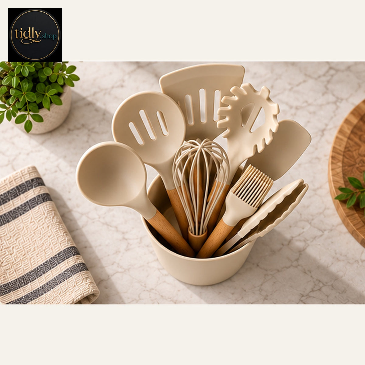 Silicone Utensil Set — top view